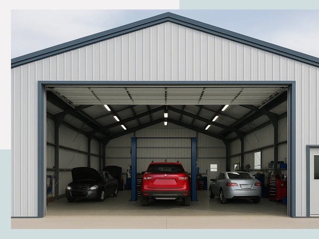 Ангары из сэндвич панелей от 607 руб. в Дивногорск