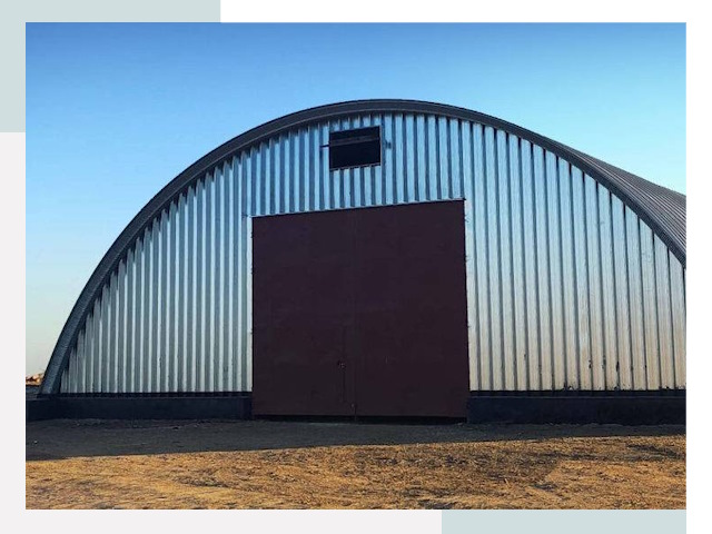 Арочные ангары в Дивногорске