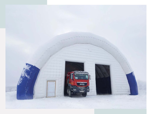 Мобильные ангары в Дивногорске