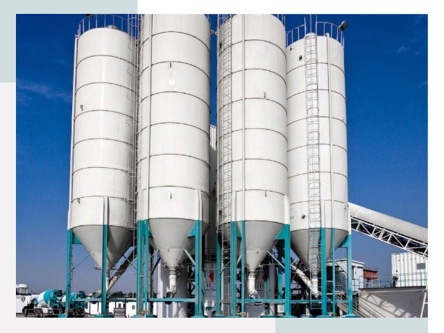 Строительство цементных силосов в Дивногорске