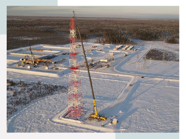 Мачты связи в Дивногорске