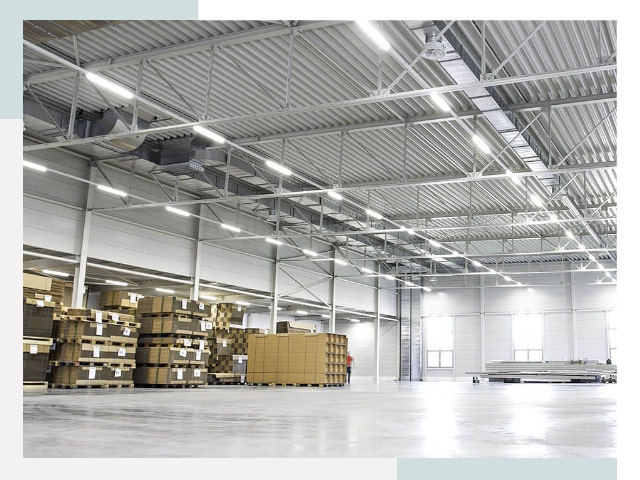 Освещение ангаров в Дивногорске