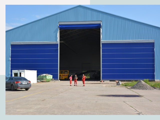 Ангарные ворота в Дивногорск от СтальСтрой-Двн по цене 607 руб.