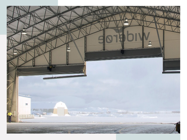 Ворота для ангаров в Дивногорске