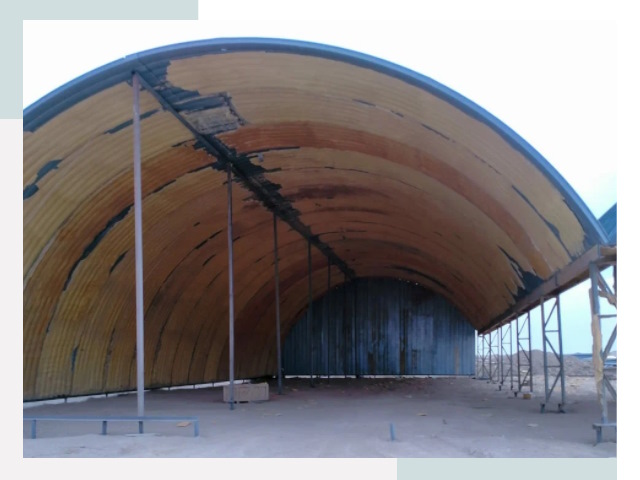 Реконструкция ангаров в Дивногорске